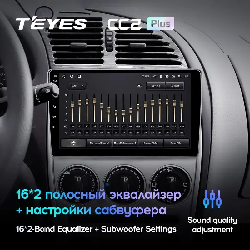 Комплект магнитолы TEYES CC2 Plus 9.0" для Citroen C-Elysee 2008-2013