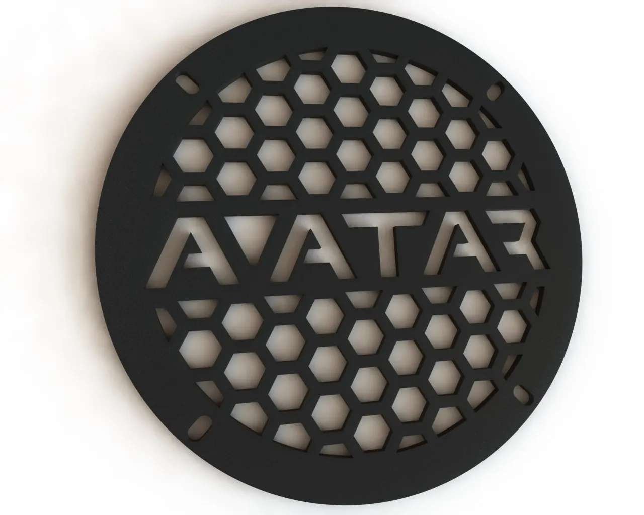 Защитная сетка (гриль) AVATAR 8" черная - фото