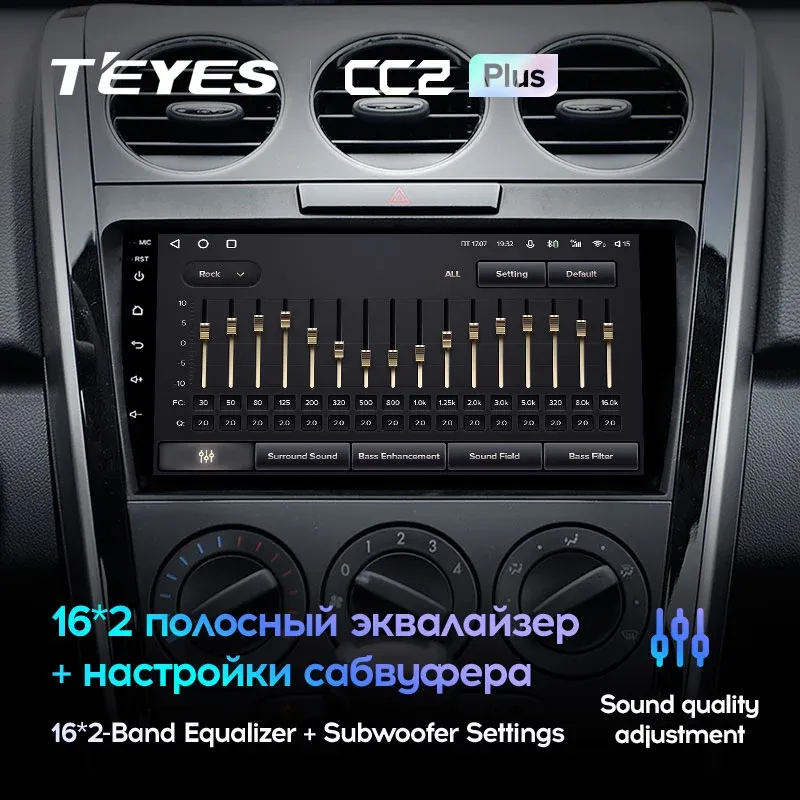 Комплект магнитолы TEYES CC2 Plus 9.0" для Mazda CX-7 I рестайлинг 2009-2012
