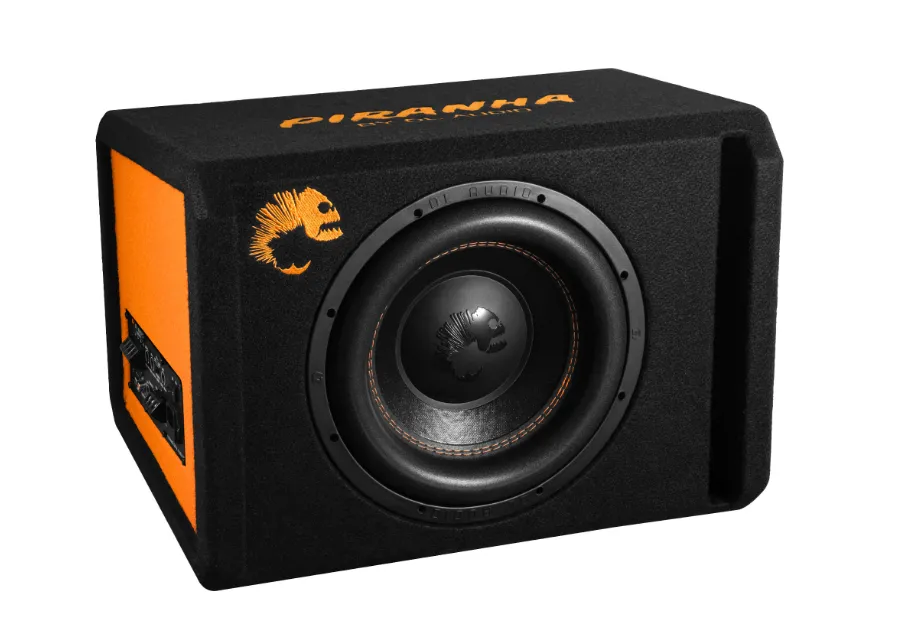 Сабвуфер активный в корпусе DL Audio Piranha 12A Black 2.1 V.2 12V/220V - фото