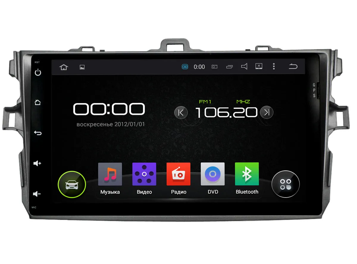 ШГУ INCAR AHR-2234 Toyota Corolla 06-11 Android 5.1/1024*600,wi-fi, 8" - фото