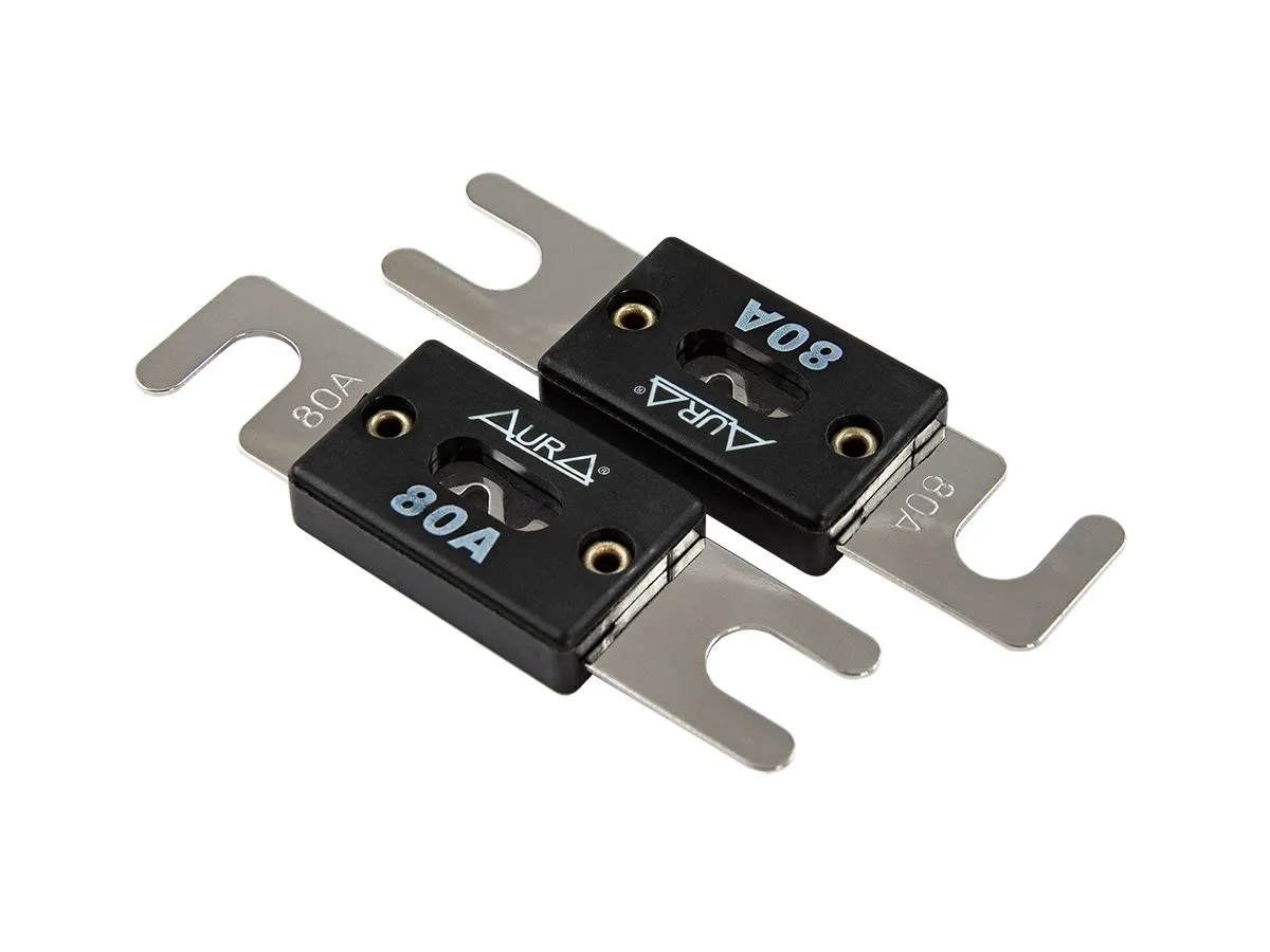 Предохранитель Aura FAL-N081 ANL 80A (2шт) - фото Предохранитель Aura FAL-N081 ANL 80A (2шт) - фото