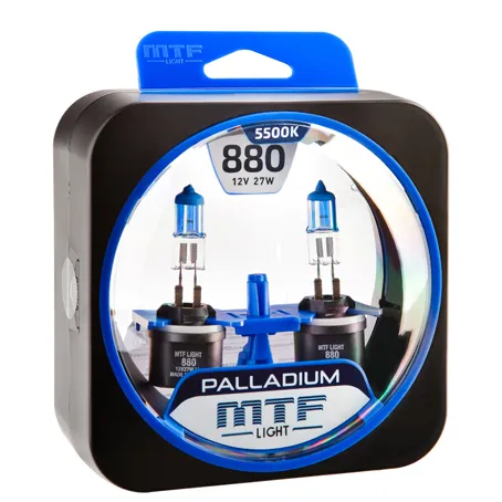 Лампа MTF H27 12V 27W Palladium 880, комплект - фото