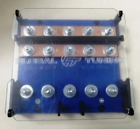 Дистрибьютор питания Global Tuning биполярный 5-канальный синий - фото