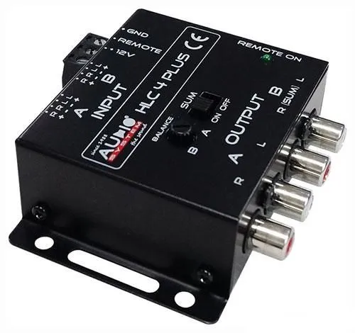 Прeобразователь уровня сигнала Audio System HLC4 Plus RCA сигнала - фото