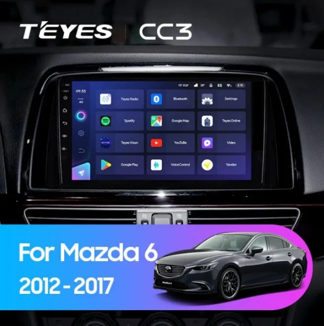 ШГУ Teyes CC3 3/32 GB Mazda 6 GL GJ 2012-2017 - фото