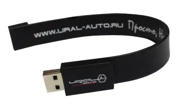 Флешка- БРАСЛЕТ с печатью - фото