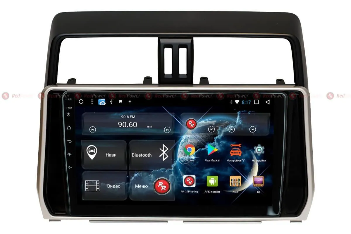 Автомагнитола RedPower 51365 R IPS DSP Toyota Land Cruiser Prado 150 2018+ - фото