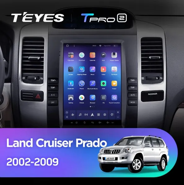 ШГУ Teyes TPRO 2 3/32 GB Toyota Land Cruiser Prado 120 2002-2009 - фото