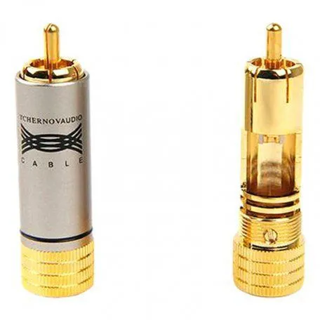 Разъем Tchernov Cable RCA Plug Classic G (Red) - фото