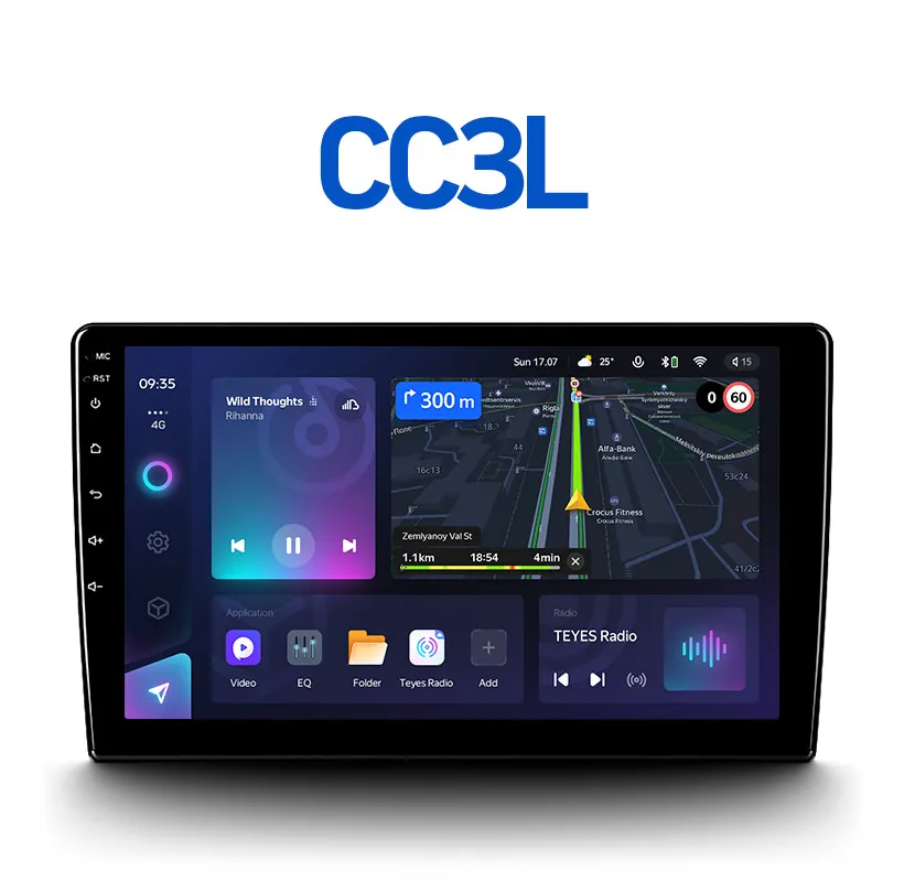 Головное устройство Teyes CC3L 4/64 Universal 9" - фото