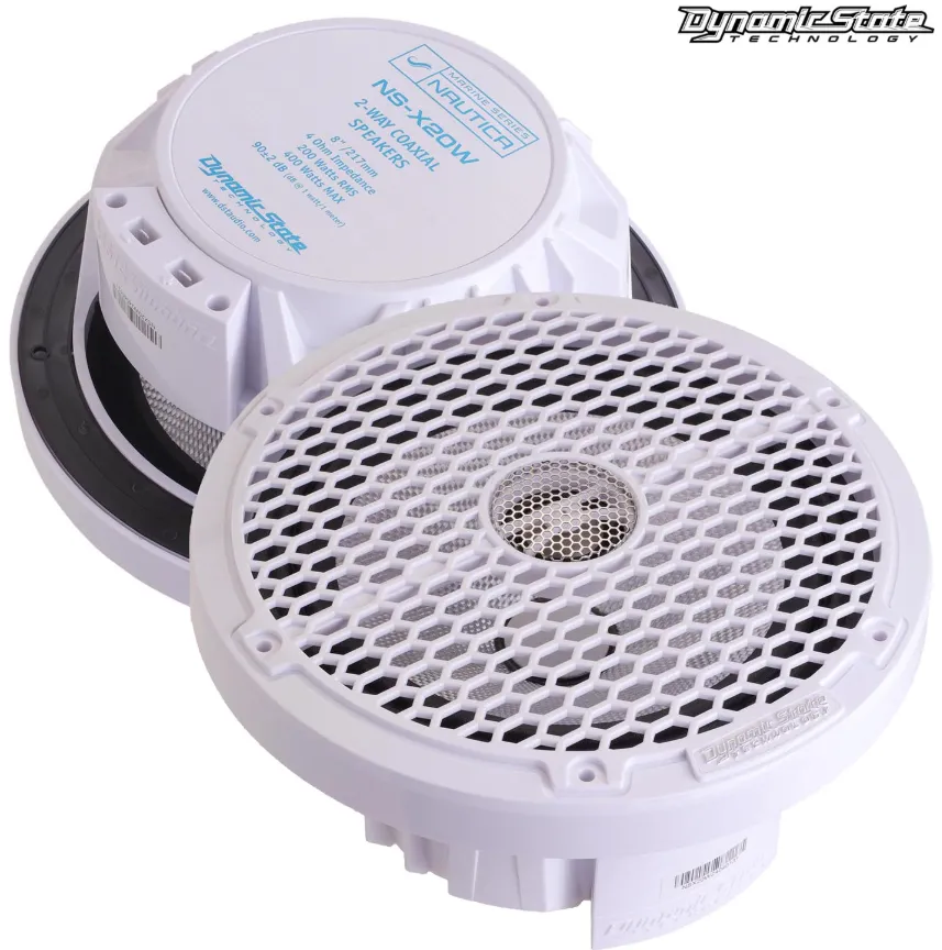 Акустика коаксиальная Dynamic State NAUTICA NS-X20W White - фото