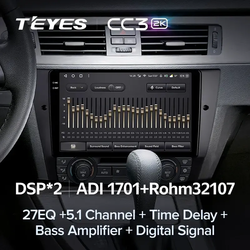 Комплект магнитолы TEYES CC3 2K 9.5" для BMW 3 серия E90/E91/E92/E93 2005-2013