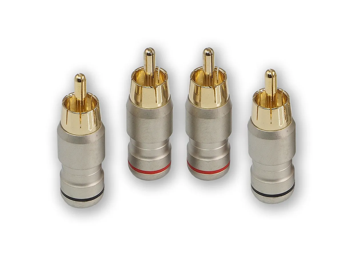 RCA - разъем Aura RCA-P614 (4шт) - фото