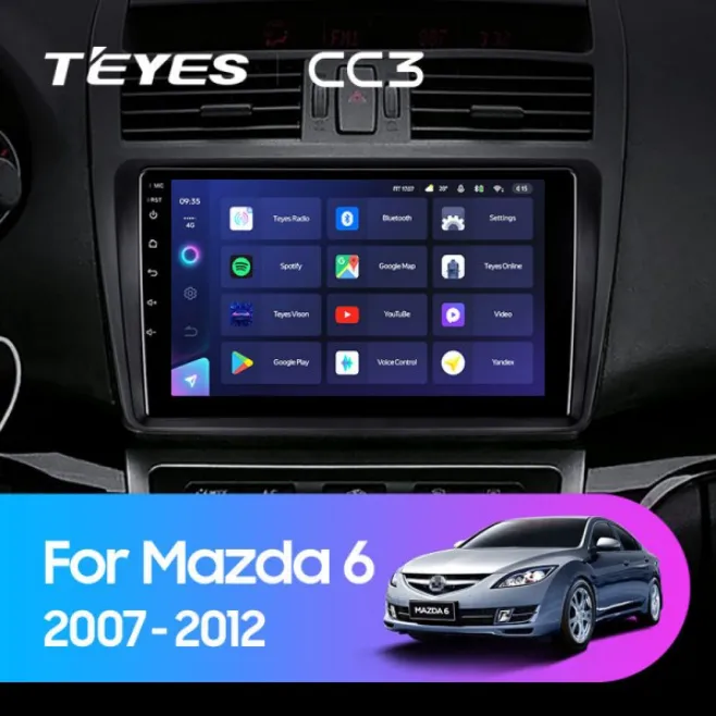 ШГУ Teyes CC3 4/64 GB Mazda 6 GH 2007-2012 - фото