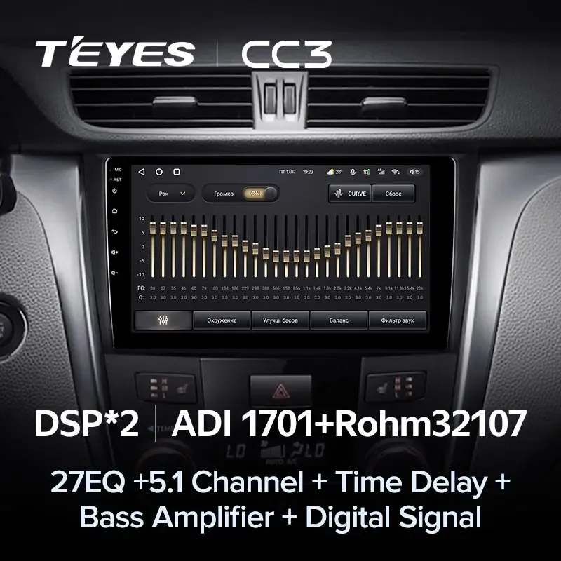 Комплект магнитолы TEYES CC3L 9.0" для Suzuki Kizashi