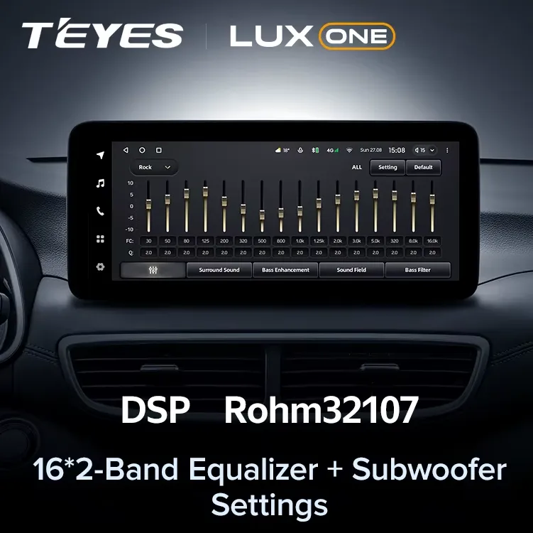 ШГУ Teyes LUX ONE 6/128 GB Hyundai Tucson 2018-2021 (1din), 12,3" - фото