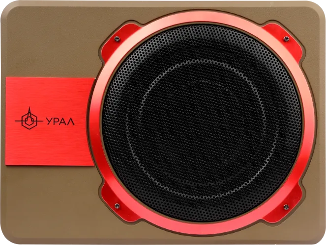 Сабвуфер активный в корпусе УРАЛ ПМН-2 "Черная Вдова" - фото