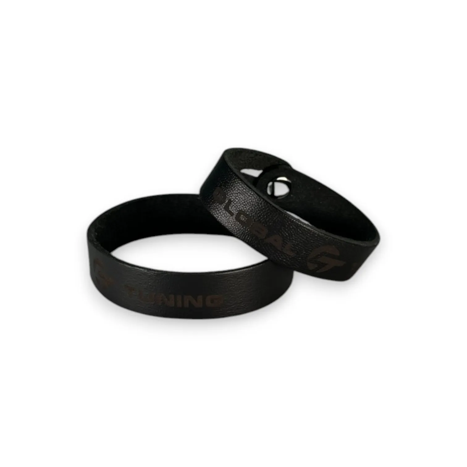 Браслет кожаный Global Tuning (черный) - фото