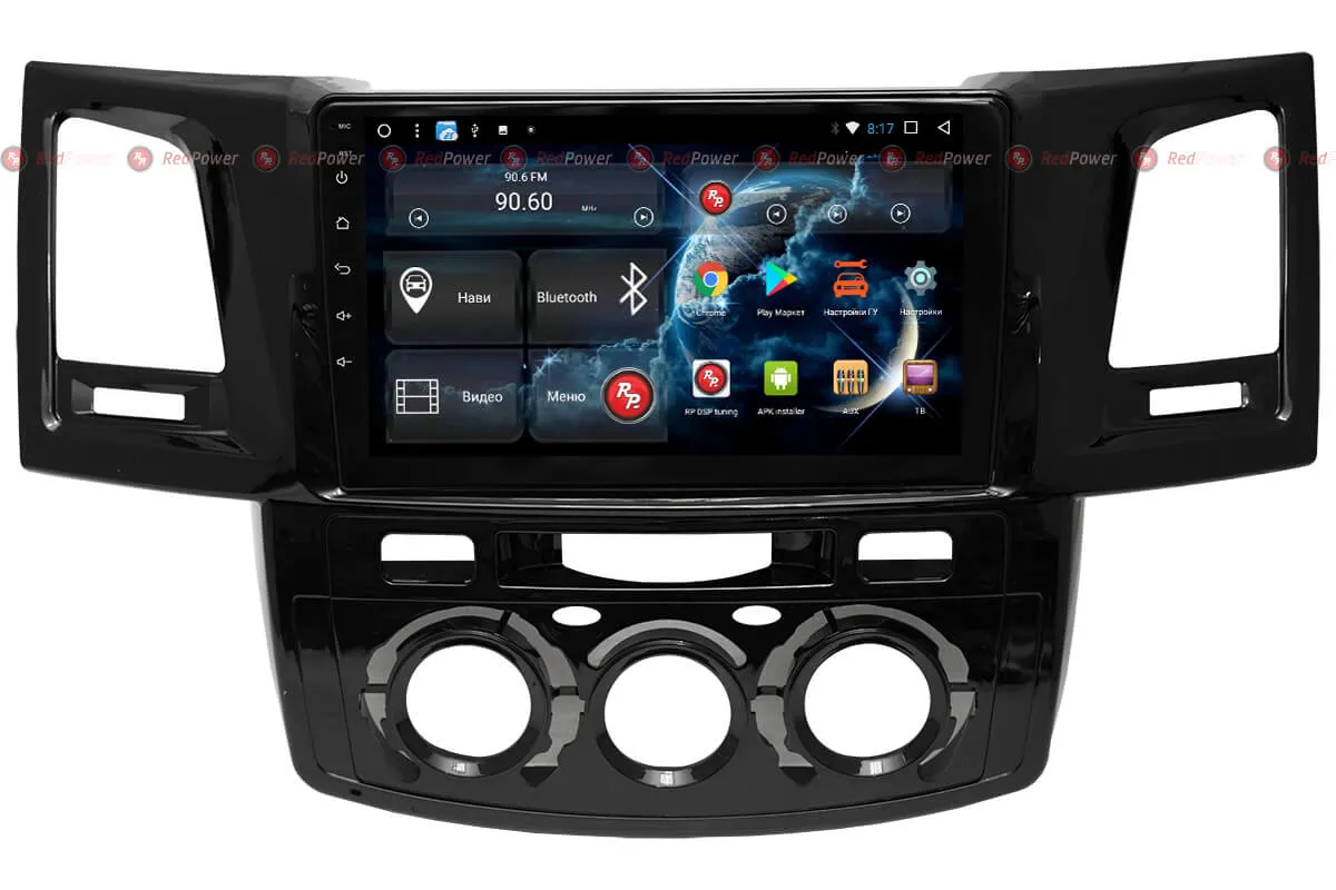 Автомагнитола RedPower 51269 R IPS DSP Fortuner, Hilux 2008-2014 - фото