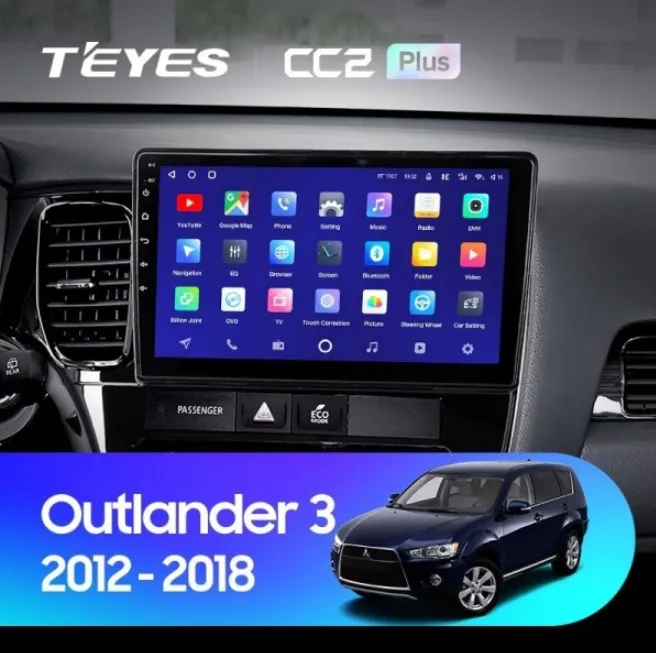 ШГУ Teyes CC2 Plus 4/64 GB Mitsubishi Outlander 3 - фото