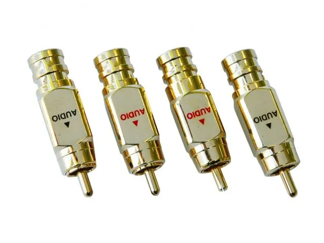 RCA - разъем INCAR Hi-Fi (2шт красн + 2шт черн) - фото