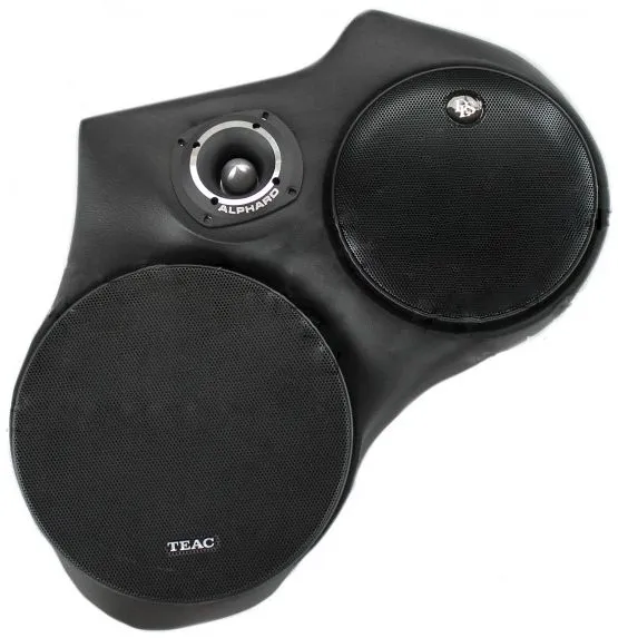 Подиум для автомобиля LADA PRIORA (3х компонентные (16+16, рупорные твитер)) - фото