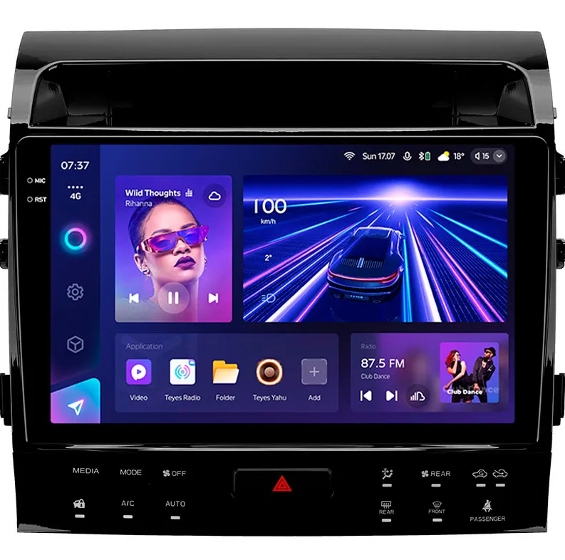 ШГУ Teyes CC3 2K 4/64 В GB Toyota Land Cruiser 11 LC200 2007-2015 F2 10.36" - фото