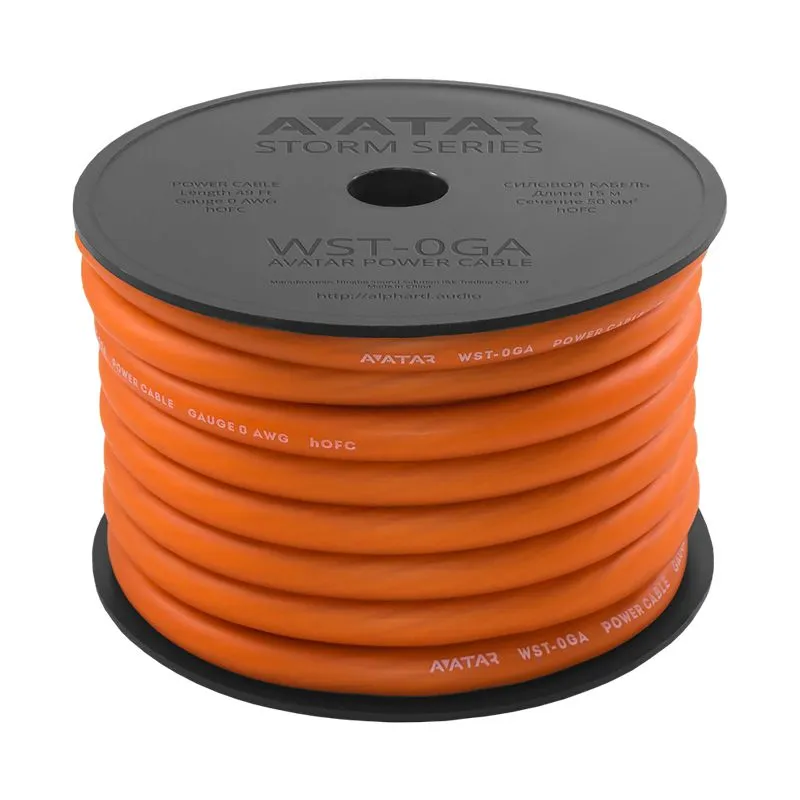 Силовой кабель AVATAR WST-0GA (1б-15м)(1м) - фото