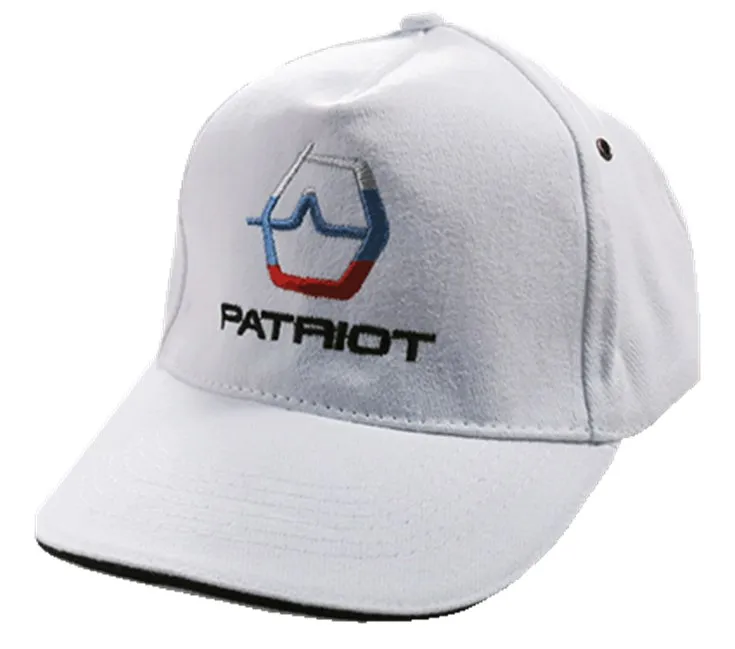 Бейсболка ПАТРИОТ белая - фото
