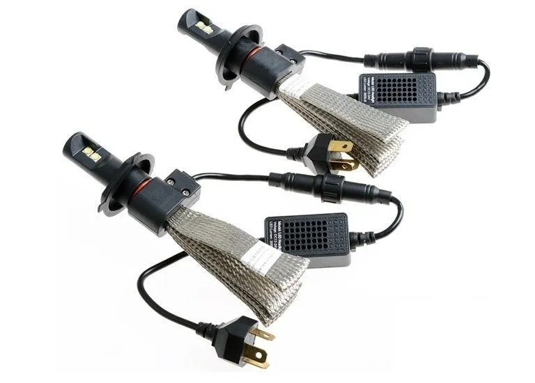 Лампа светодиодная H3 3200Lm VIZANT с лентой охлаждения - фото