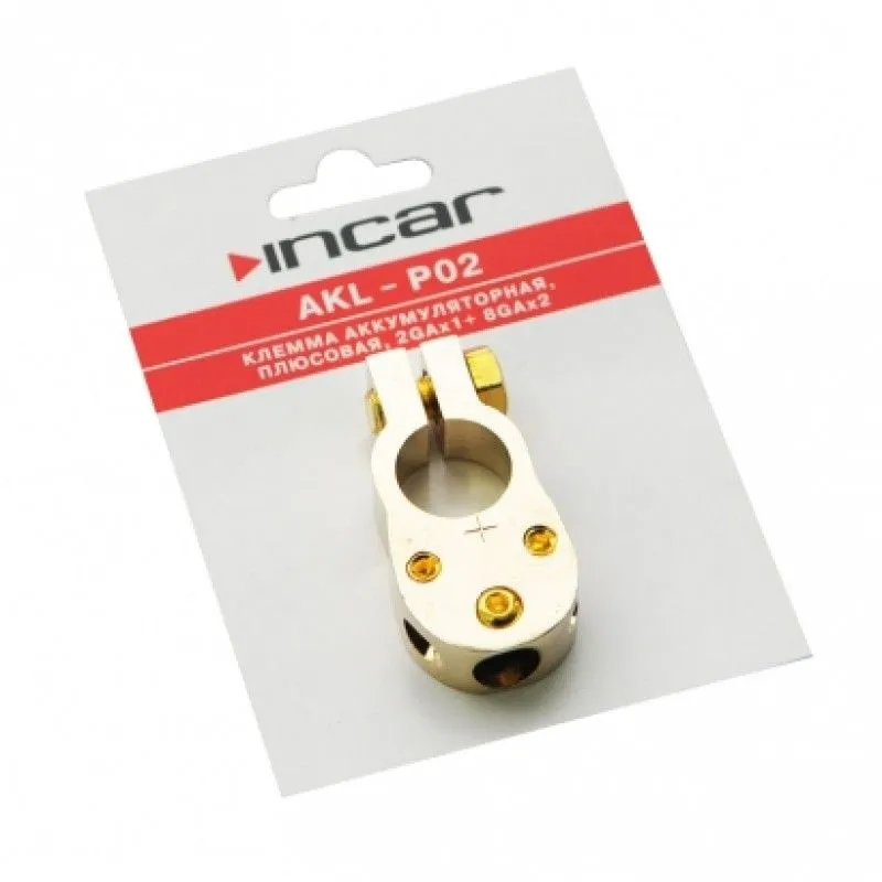Клемма аккумулятора плюсовая AKL-P02 Incar - фото