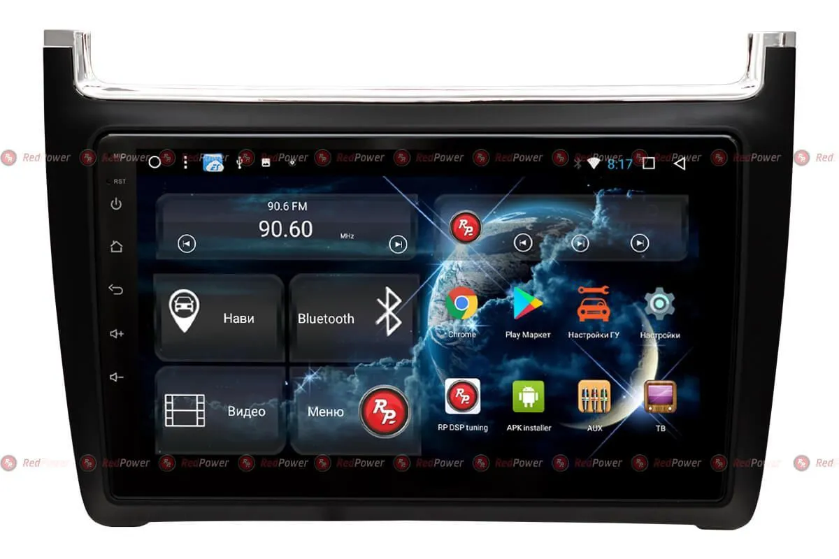 Автомагнитола RedPower 51134 R IPS DSP Volkswagen Polo 5,5 рестайл. 2009-2019 - фото