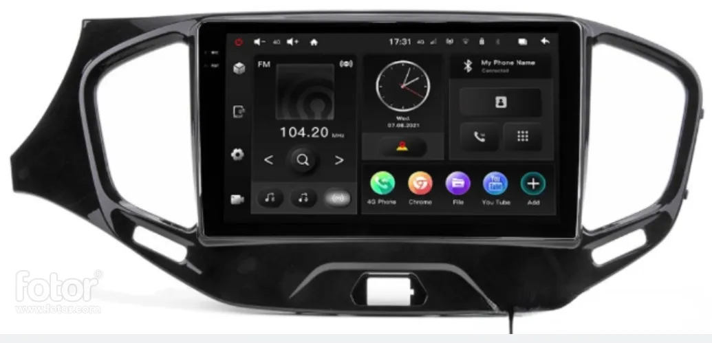 ШГУ INCAR TMX2-6303-3 для автомобиля Lada Vesta Android 10" - фото