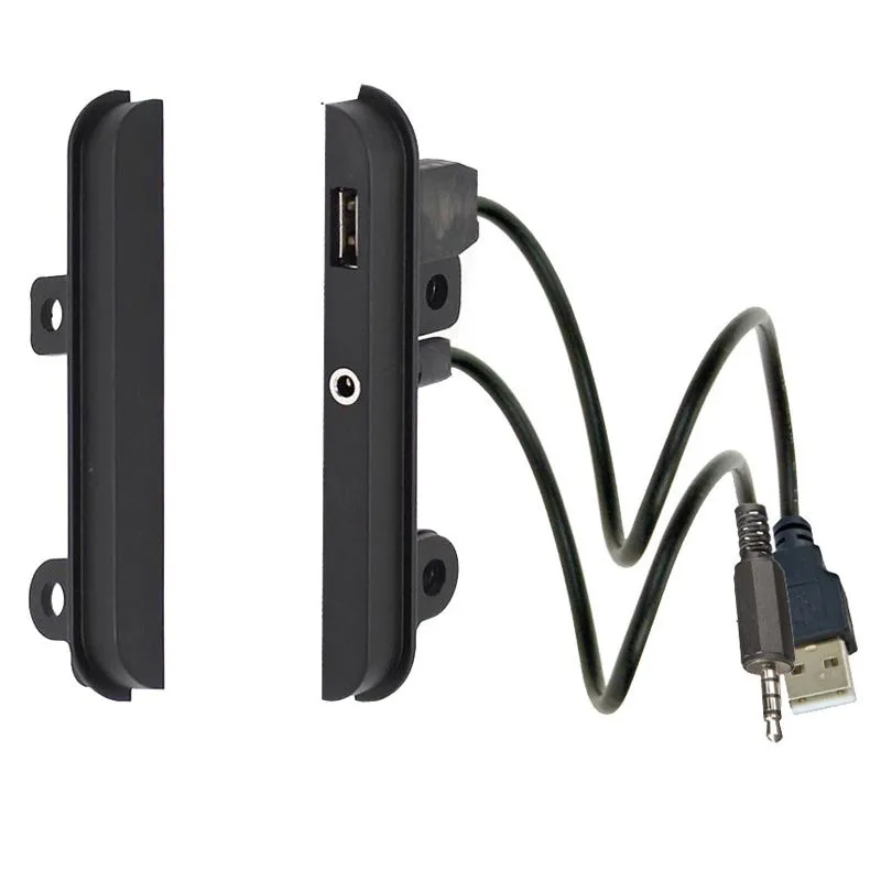 Рамка RTY-N11USB Toyota боковые вставки 2din (USB,AUX) - фото