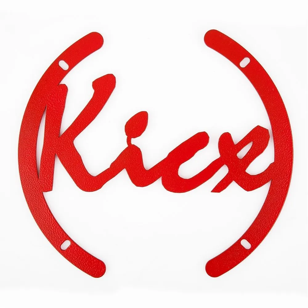 Защитная сетка (гриль) Kicx 8M плоский (красный) - фото