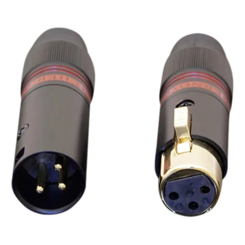 Разъемы Tchernov Cable XLR Plug Classic BG / Yellow male/female pair - фото