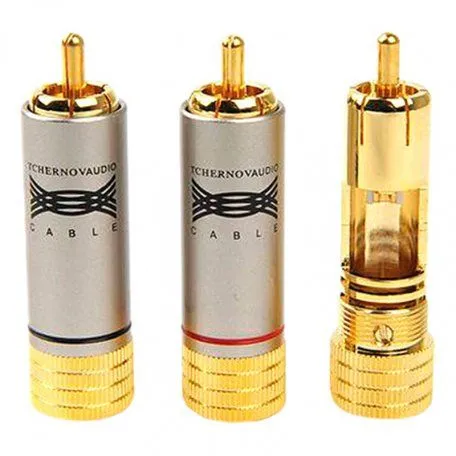 Комплект разьёмов RCA Tchernov Cable RCA Plug Classic NG / set 4 - фото