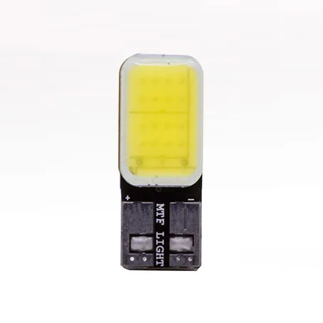 Лампа светодиодная MTF T10 12V 5000K 90Лм мат лин, комплект - фото