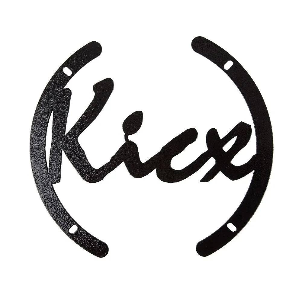 Защитная сетка (гриль) Kicx 8M плоский (чёрный) - фото