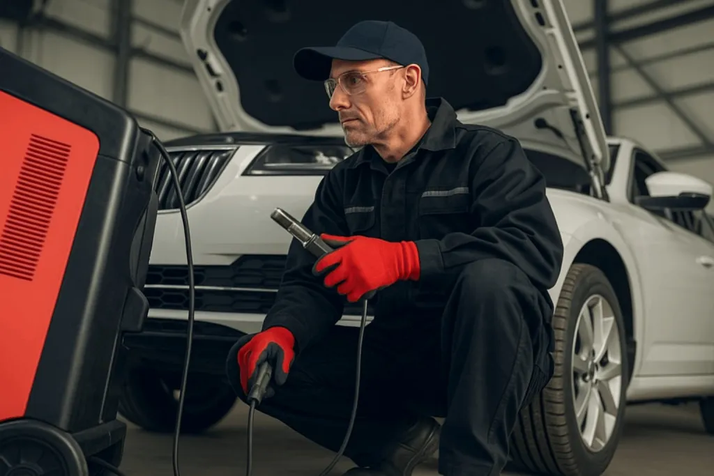 Сетевое пусковое устройство для автомобиля