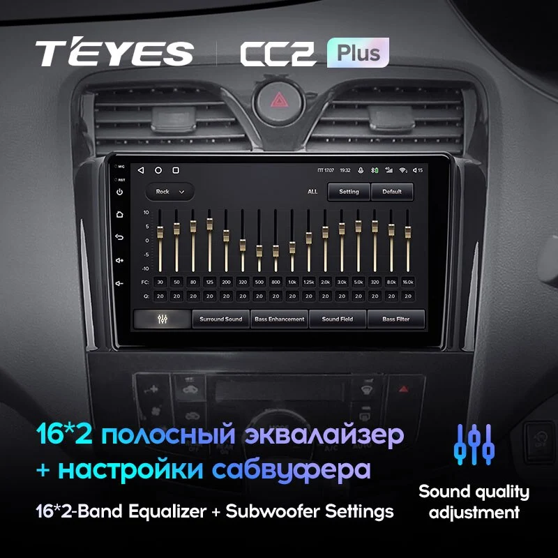 Комплект магнитолы TEYES CC2 Plus 9.0" для Nissan Serena C26 2010-2016