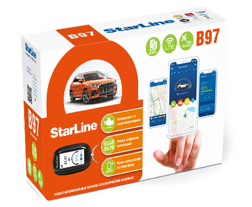 Автосигнализация StarLine B97 2SIM LTE-GPS - фото