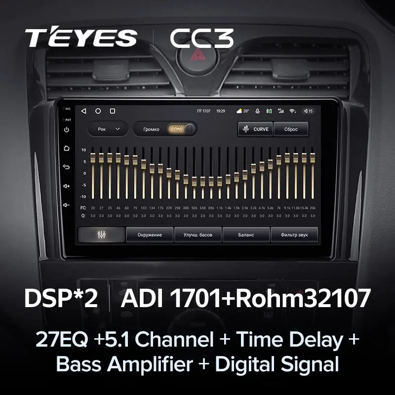 Комплект магнитолы TEYES CC3 9.0" для Nissan Serena C26 2010-2016