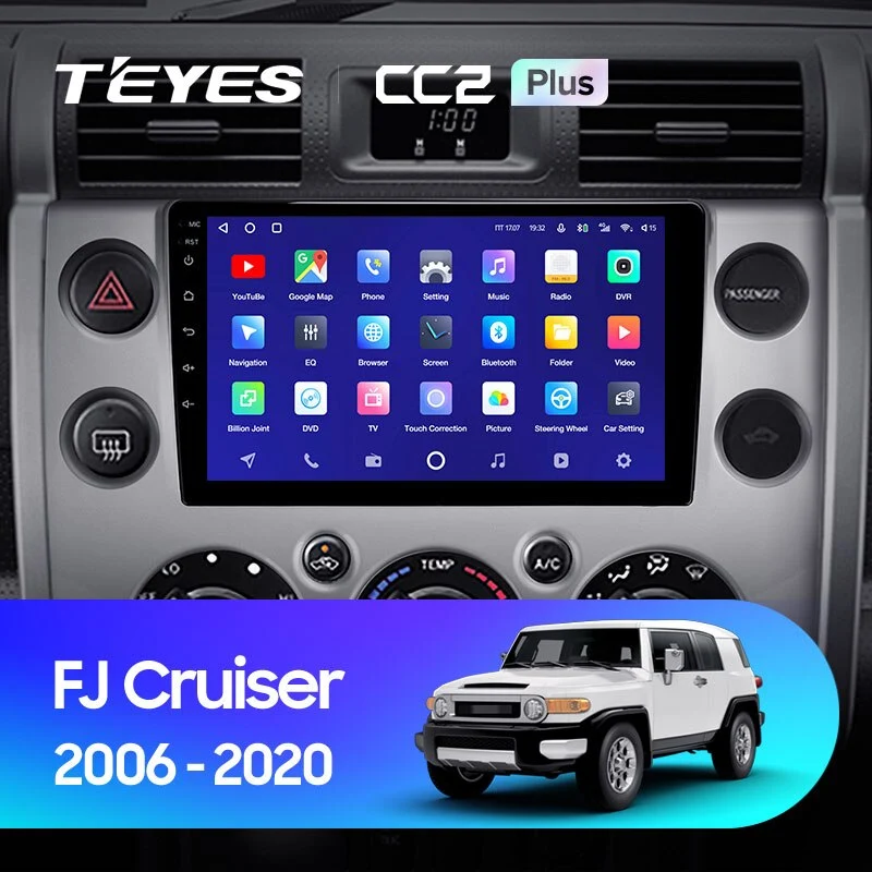 Комплект магнитолы TEYES CC2 Plus 9.0" для Toyota FJ Cruiser I 2006-2023