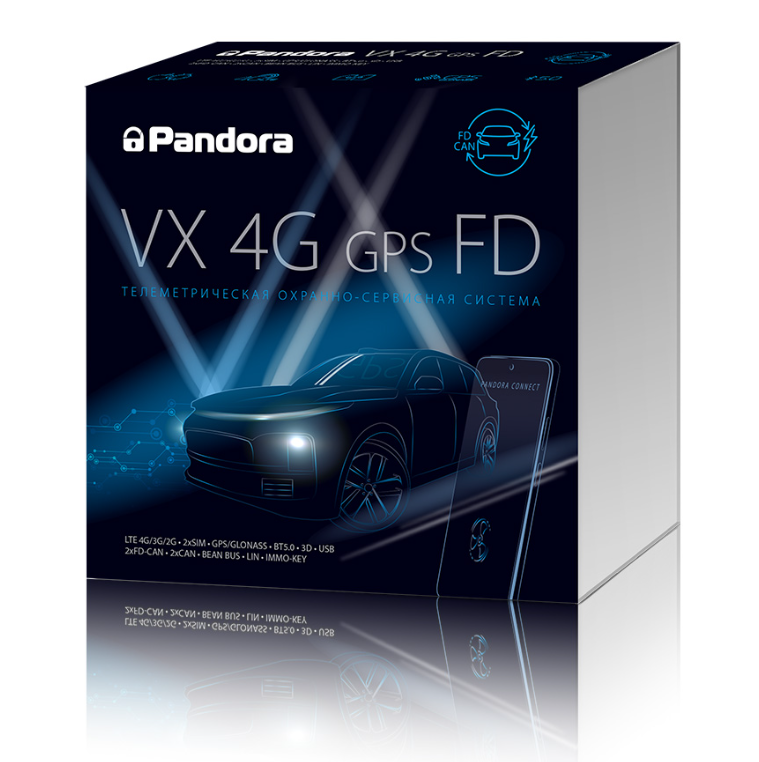 Автосигнализация Pandora VX-4G GPS FD - фото