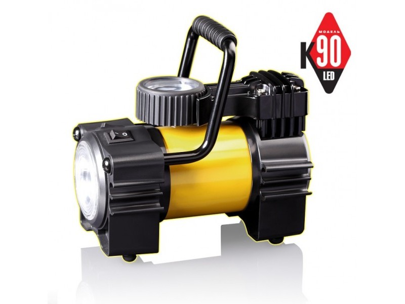 компрессор автомобильный Качок К90 LED - фото