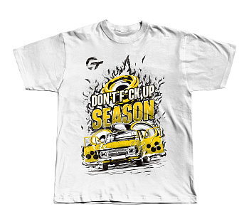 Футболка GlobalTuning "DONT F*CK UP SEASON" белая XL