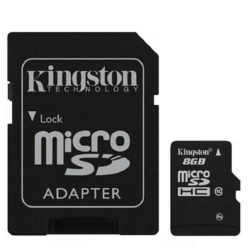 Карта памяти SD KINGSTON 8GB class10