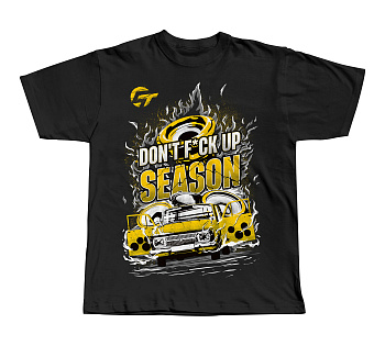 Футболка GlobalTuning "DONT F*CK UP SEASON" черная XL